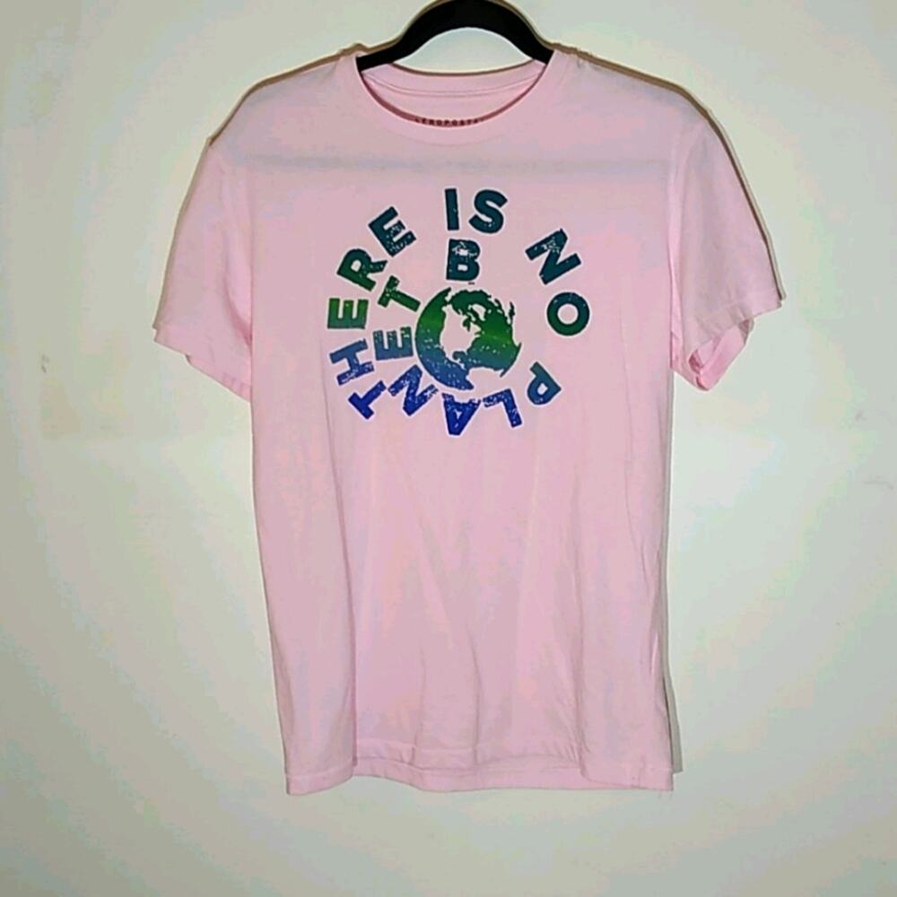 Aeropostale women's Size small pink T-shirt there is no planet b